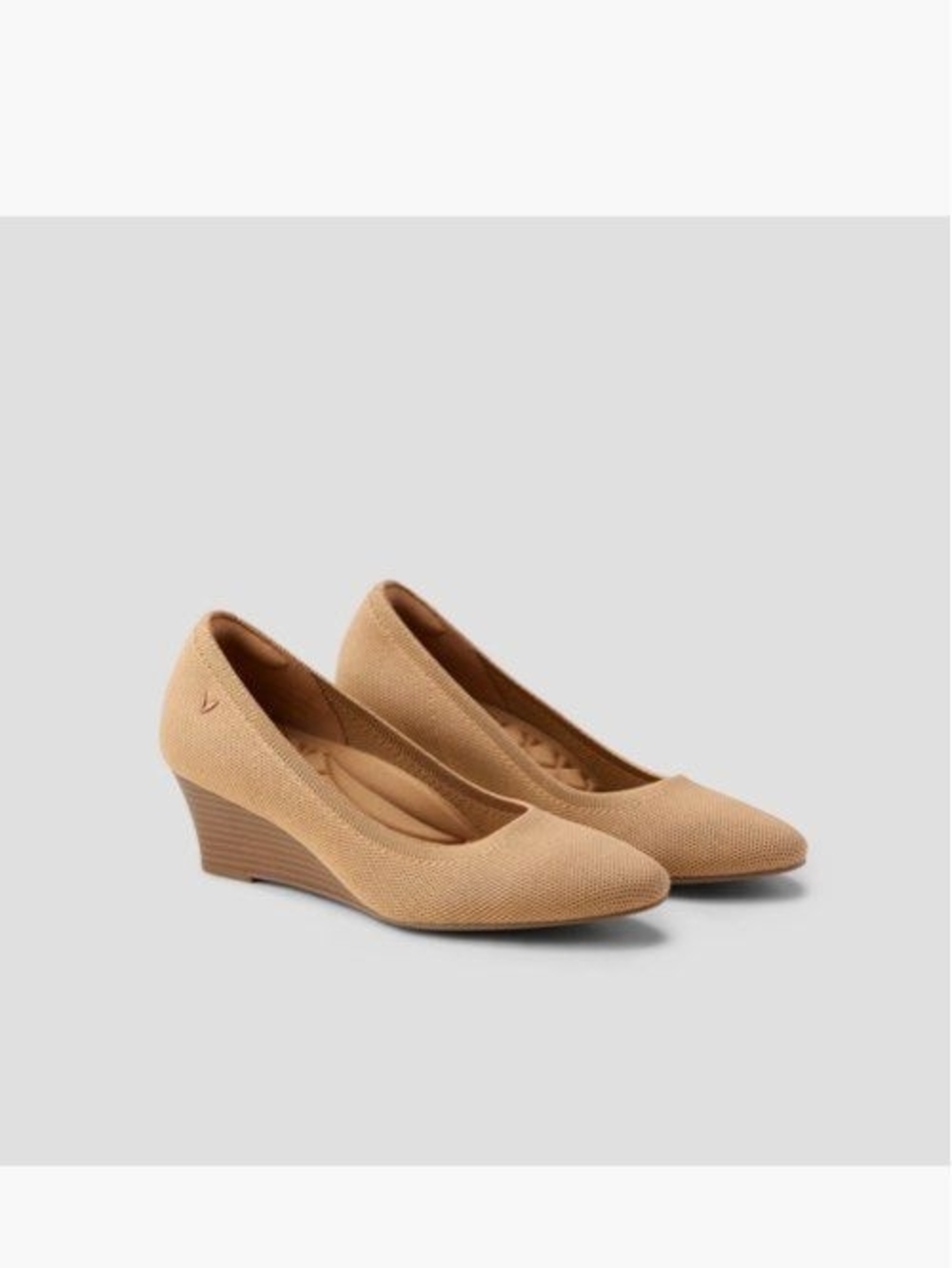 Tamia Wedge Pro Almond Toe Heel In Nutmeg